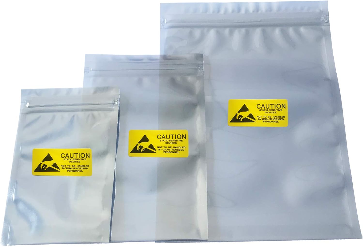 Static-shielding anti-static bag packaging for electronics (PCBs and ICs)