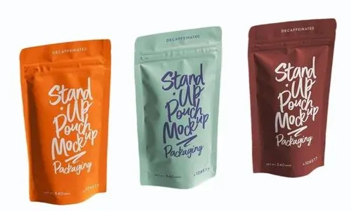 PP Stand Up Zipper Pouch